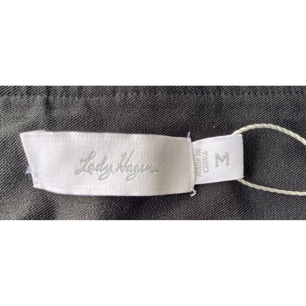 Lady Hagen Womens Tummy Control Golf Short Black 7in Inseam WGH14401 Size Medium